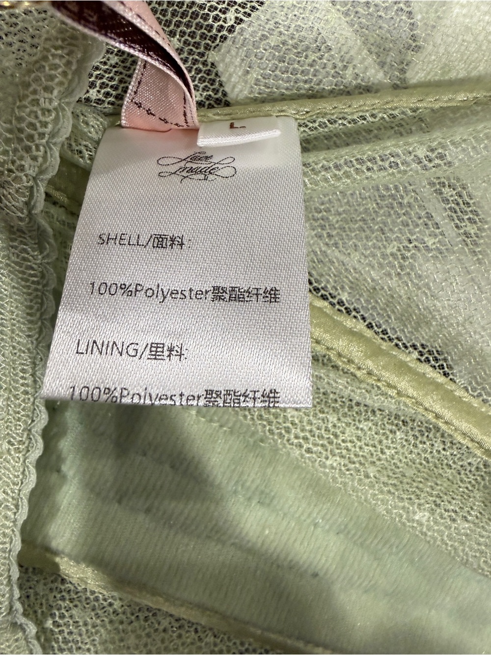 Lacemade Fairy Wildflower Green Floral Corset and Tulle Skirt Women's Size L New - Picture 12 of 14